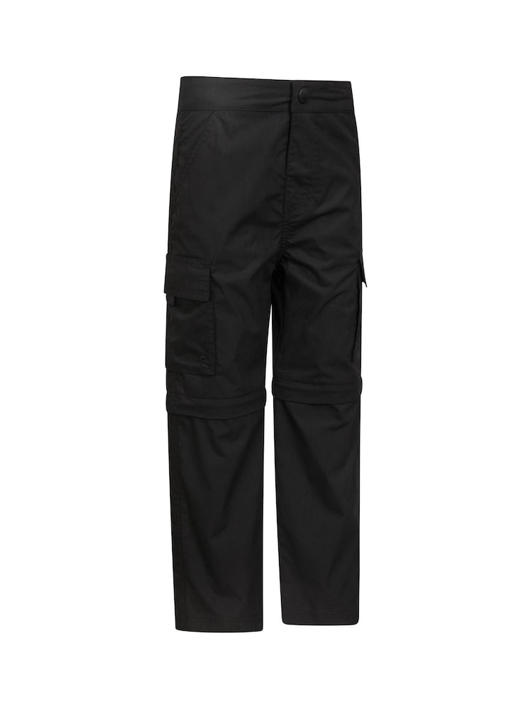 Mountain Warehouse Black Kids Active Convertible Trousers - Image 2 of 5