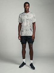 White Active Gym Printed Training T-Shirt - Image 3 of 8