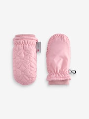 Pink Bow Ski Mittens (3mths-6yrs) - Image 1 of 5
