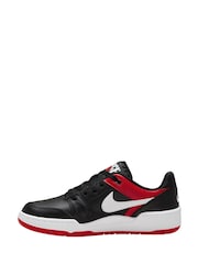 Nike Black/Red Full Force Low Trainers - Image 2 of 4