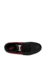 Nike Black/Red Full Force Low Trainers - Image 3 of 4