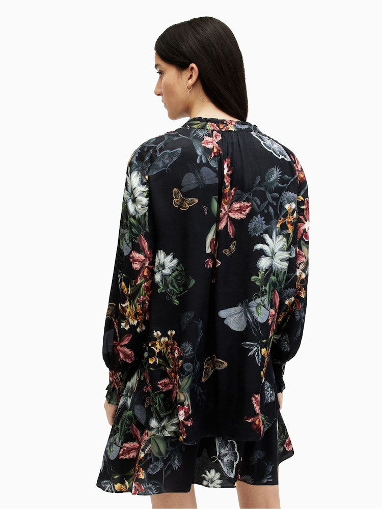 AllSaints Black Mara Sanibel Top - Image 2 of 6