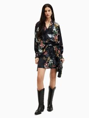 AllSaints Black Mara Sanibel Top - Image 4 of 6