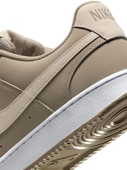 Nike Khaki/White Court Vision Low Trainers - Image 10 of 10