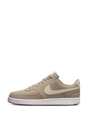 Nike Khaki/White Court Vision Low Trainers - Image 2 of 10