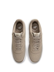 Nike Khaki/White Court Vision Low Trainers - Image 6 of 10