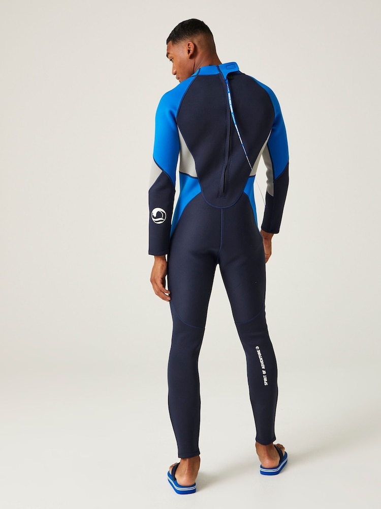 Темно-синий - Гидрокостюм Regatta Womens 3mm Full Wetsuit - Image 2 of 9