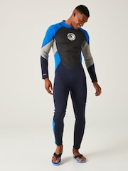 Темно-синий - Гидрокостюм Regatta Womens 3mm Full Wetsuit - Image 3 of 9