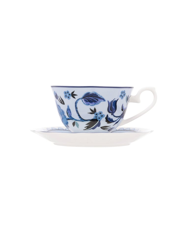 Cath Kidston Strawberry Garden Teacup And Saucer Set Of 2 - Image 3 of 3