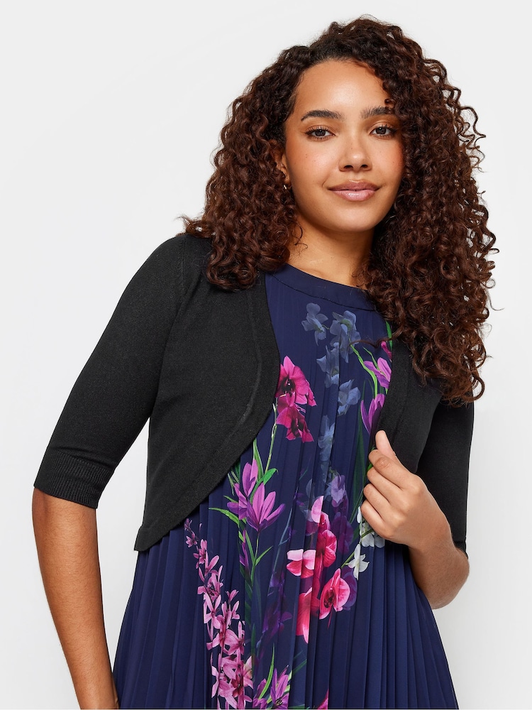 M&Co Black Cropped Cardigan - Image 1 of 4