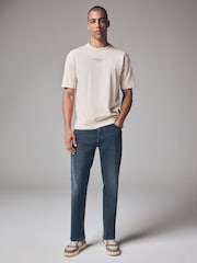 Blue Steel Regular Tapered Fit Vintage Wash Denim Jeans - Image 2 of 12