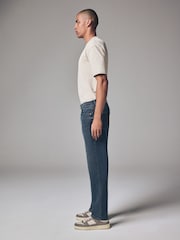 Blue Steel Regular Tapered Fit Vintage Wash Denim Jeans - Image 4 of 12