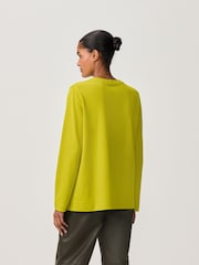 Green Long Sleeve Heavyweight Crew Neck T-Shirt - Image 2 of 9