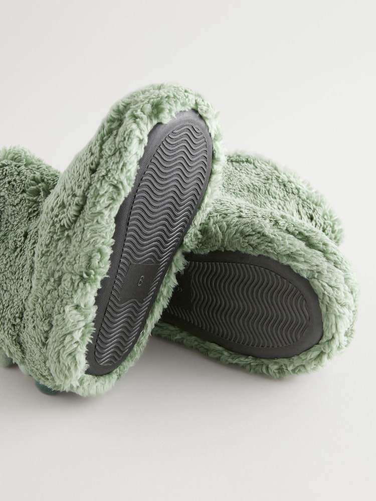 Green Warm Lined Slipper Boots - Image 6 of 6