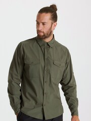 Craghoppers Green Kiwi Long Sleeved Shirt - Image 1 of 5