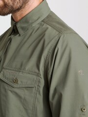 Craghoppers Green Kiwi Long Sleeved Shirt - Image 3 of 5