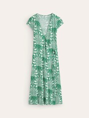 Boden Green Petite Joanna Cap Sleeve Wrap Dress - Image 5 of 5