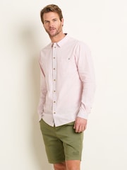 Brakeburn Pink 100% Cotton Stripe Long Sleeve Shirt - Image 2 of 6
