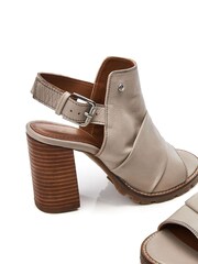 Moda In Pelle Mirianne Rouched High Vamp Block Heels - Image 4 of 4