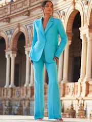 Sosandar Blue Tailored Blazer - Image 5 of 5