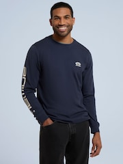 أزرق فاتح - Animal Mens Tommy Graphic Print UV Max 100% Cotton T-Shirt - صورة 1 من 8
