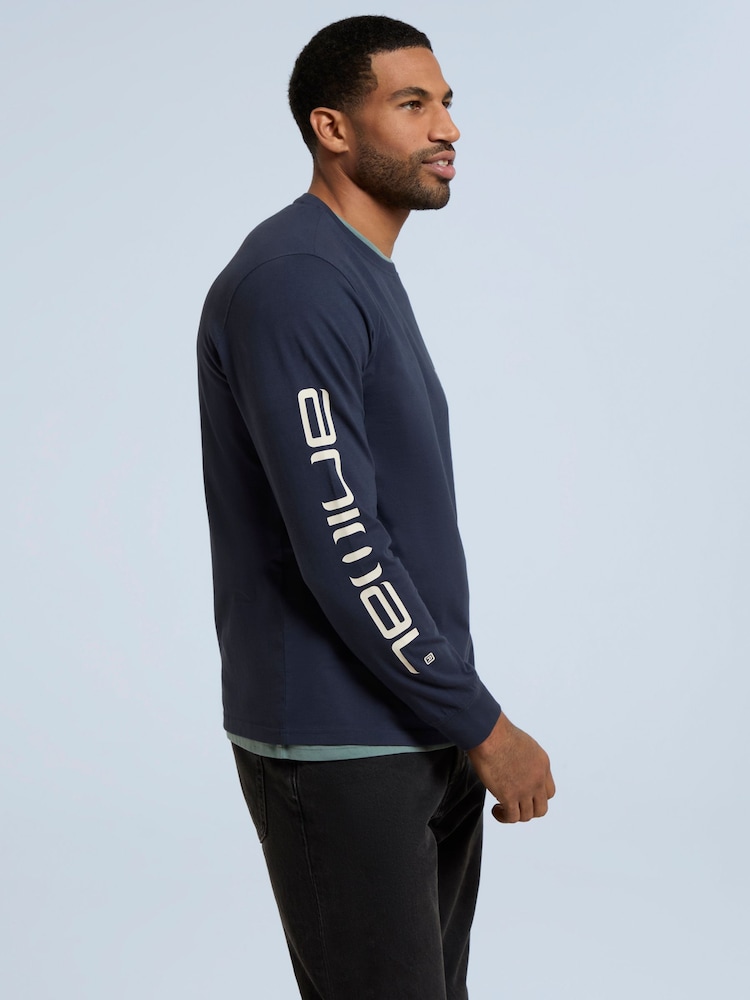 أزرق فاتح - Animal Mens Tommy Graphic Print UV Max 100% Cotton T-Shirt - صورة 2 من 8 أزرق فاتح - Animal Mens Tommy Graphic Print UV Max 100% Cotton T-Shirt - صورة 2 من 8