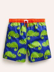 Boden Blue Chameleon Swim Shorts - Image 1 of 3