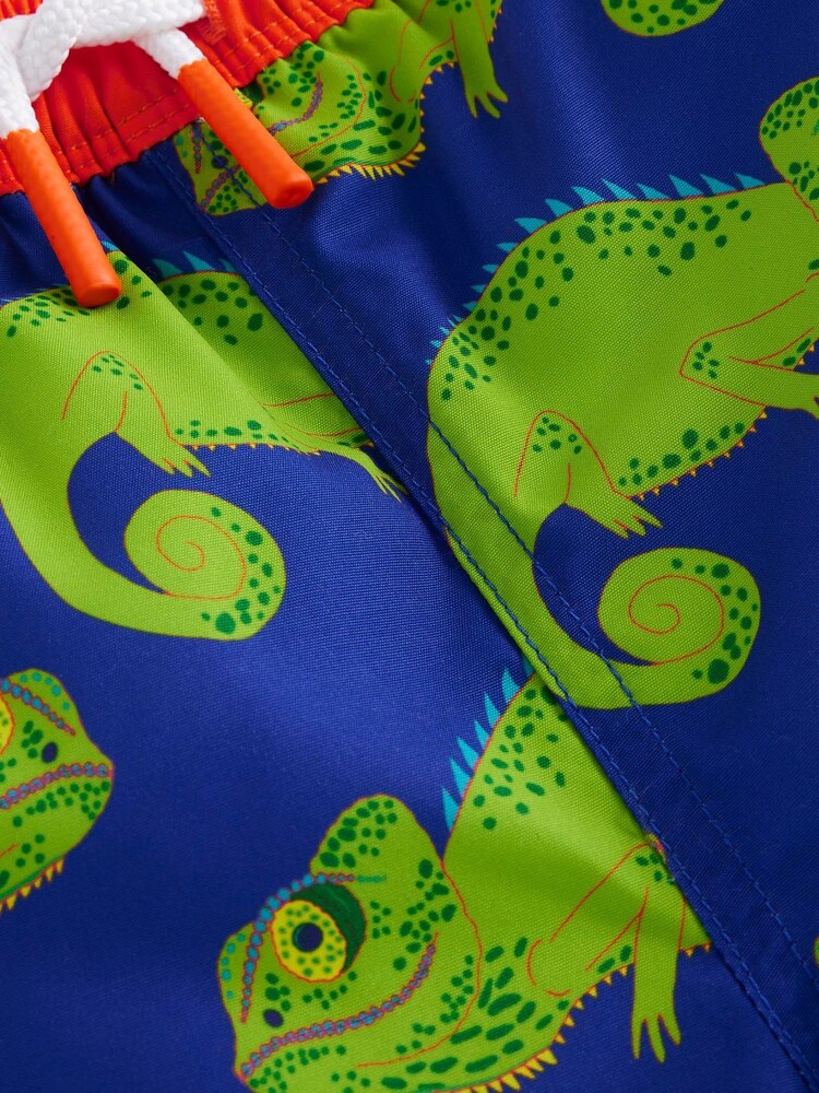 Boden Blue Chameleon Swim Shorts - Image 3 of 3