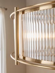 Brass Large Hertford 6 Light Chandelier Light Fitting - Image 3 of 5