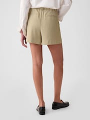 Gap Beige 365 High Waisted Shorts - Image 2 of 5