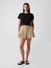 Gap Beige 365 High Waisted Shorts - Image 5 of 5