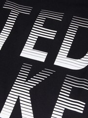 Ted Baker Black 100% Cotton Ranber Short Sleeve Regular Branded T-Shirt - Image 4 of 4
