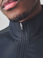 Navy Blue Active Gym Training Quarter Zip Neck - Image 3 of 6