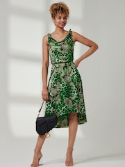 Jolie Moi Бретелька-спагетти Frill Hem средних размеров платья - Image 4 of 6