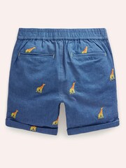 Boden Blue Smart Roll Up Shorts - Image 2 of 3