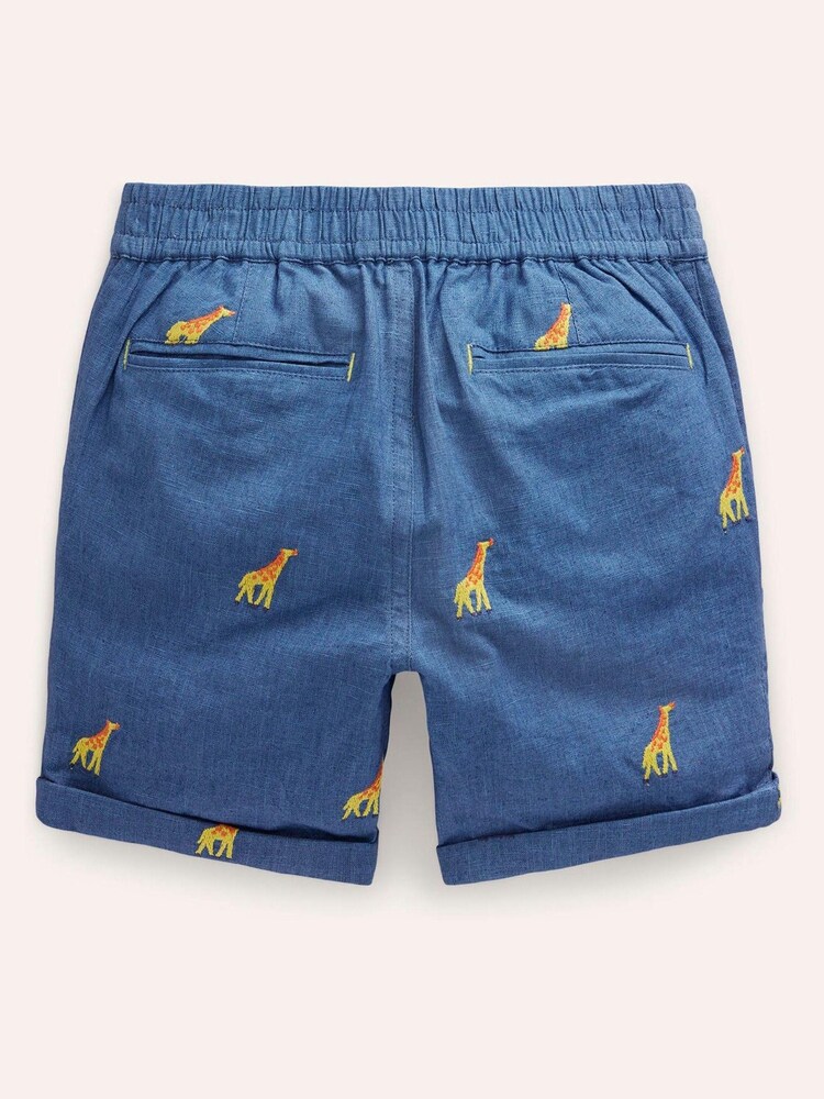 Boden Blue Smart Roll Up Shorts - Image 2 of 3