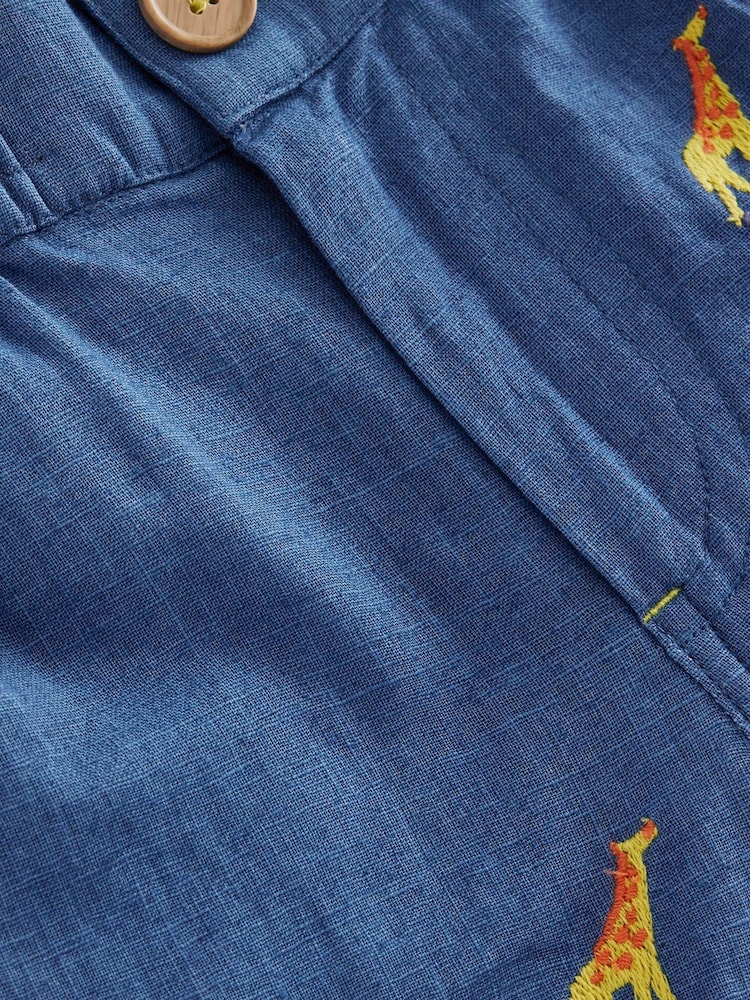 Boden Blue Smart Roll Up Shorts - Image 3 of 3