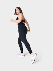 Sweaty Betty Black Full Length Power UltraSculpt 7/8 High Waist Leggings - Image 4 of 9
