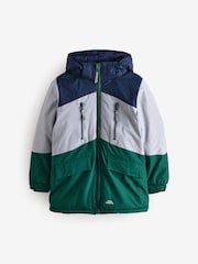 Trespass Kids Unisex Silver Westere Rainwear Jacket - Image 4 of 4