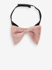 Pink Velvet Bowtie (1-16yrs) - Image 1 of 3