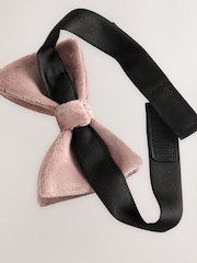 Pink Velvet Bowtie (1-16yrs) - Image 2 of 3