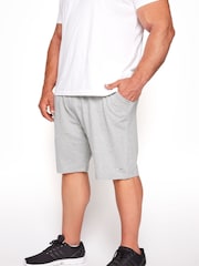 BadRhino Big & Tall Grey Essential Joggers Shorts - Image 1 of 3