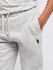 Grijs - U.S. Polo Assn. Double Horsemen Boys 100% Cotton Joggers - Image 2 of 7