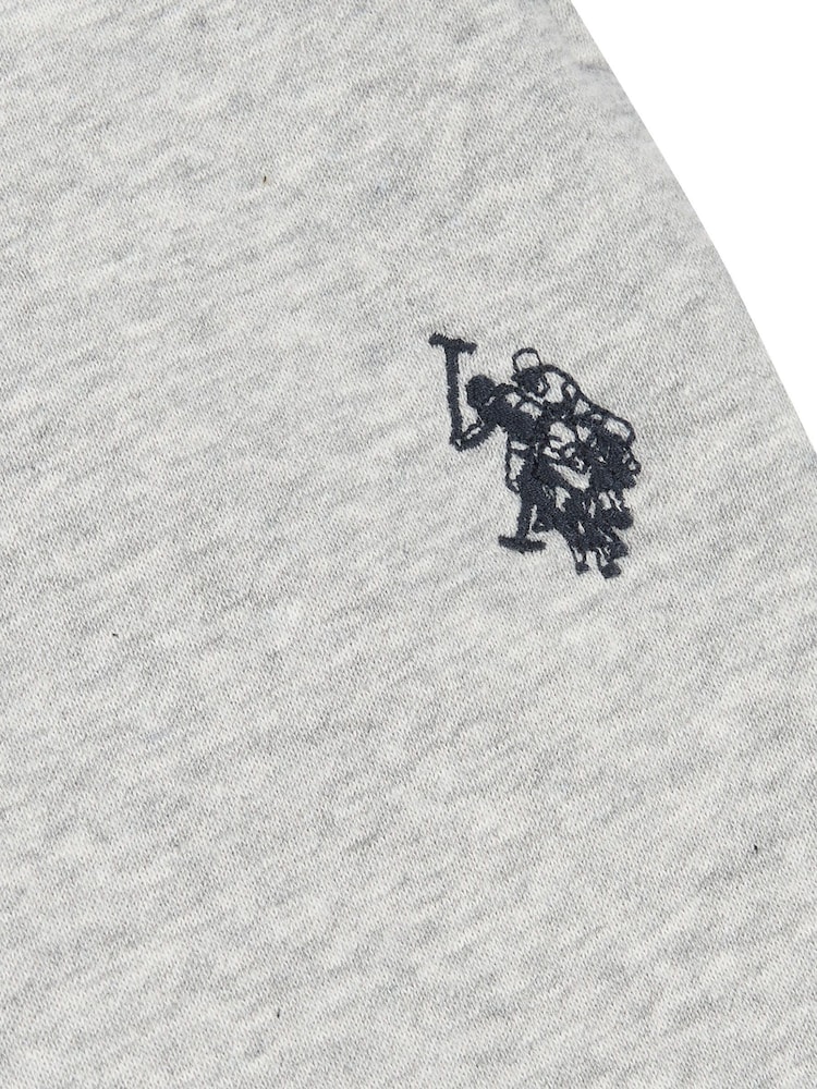 Grijs - U.S. Polo Assn. Double Horsemen Boys 100% Cotton Joggers - Image 7 of 7