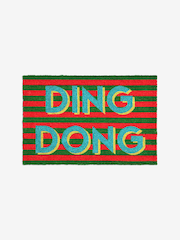 Multi Ding Dong Slogan Coir Doormat - Image 5 of 7