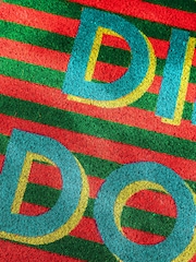 Multi Ding Dong Slogan Coir Doormat - Image 7 of 7