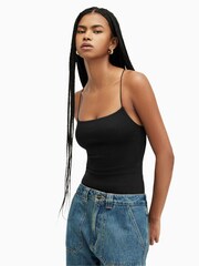 AllSaints Black Tilly Bodysuit - Image 1 of 7