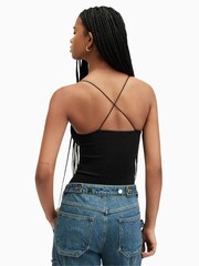 AllSaints Black Tilly Bodysuit - Image 2 of 7