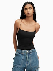 AllSaints Black Tilly Bodysuit - Image 6 of 7