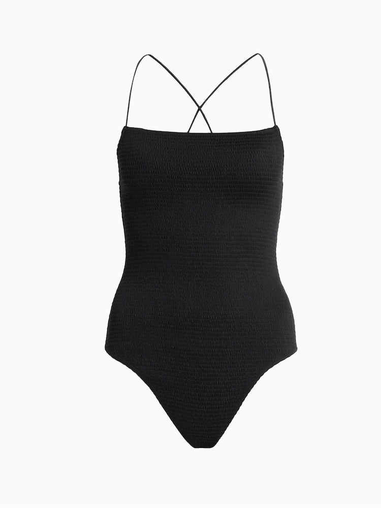 AllSaints Black Tilly Bodysuit - Image 7 of 7